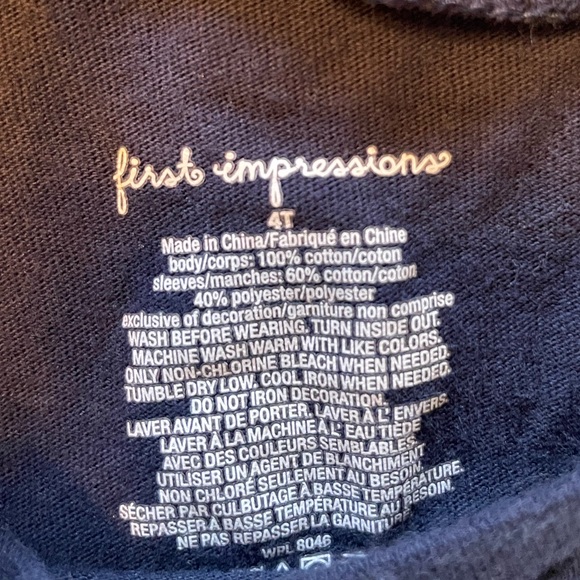 Lot of 4T first impressions tshirts - Picture 2 of 2